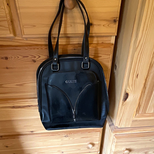 Guess black faux leather - guess,