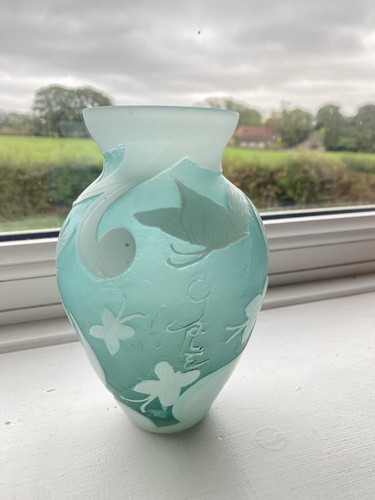 Galle style blue glass - blue,