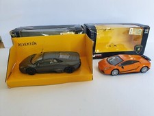 MONDO MOTORS 1:43 LAMBORGHINI REVENTON ANTHRICITE + SUPERLEGGERA ORANGE x2 BOXED