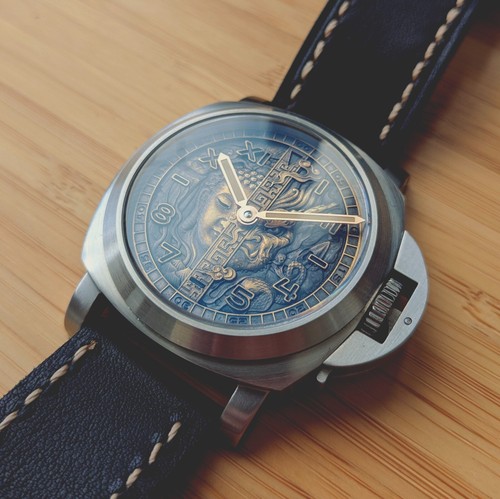 Diver watch with brass - diver's,