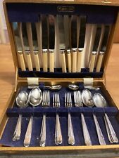 A Vintage 1950/60 - Whole Set of Webber and Hill Sheffield Cutlery in Box