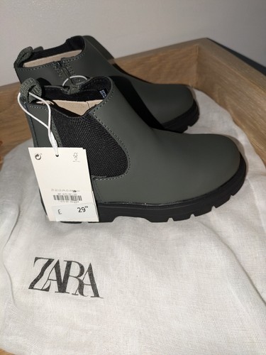 Zara girls green ankle boots - girls,