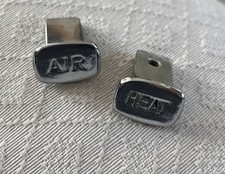 Vauxhall PA Cresta Velox Heater & Air Control Chrome Fronts NOS