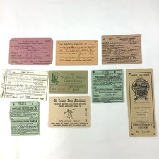 Tickets Passes & Licenses Lot