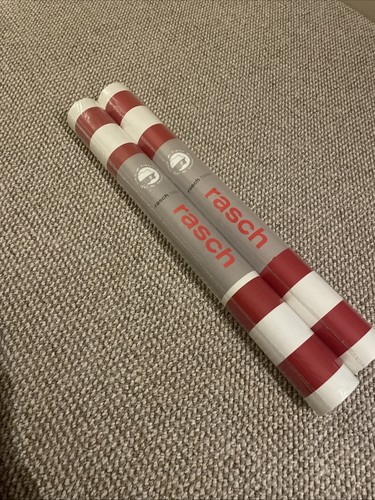 Rasch red cream striped - rasch,