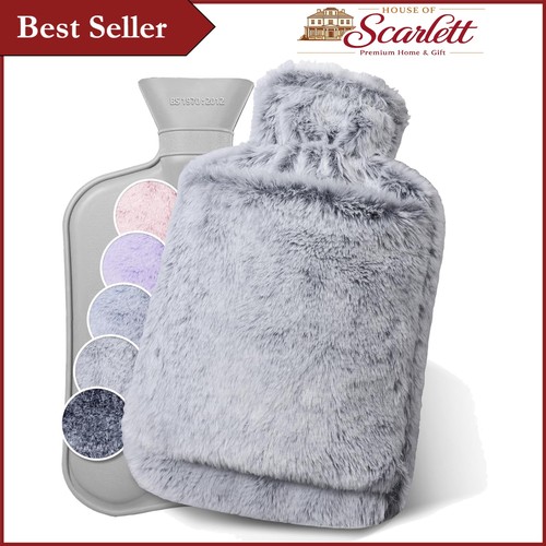 Elegant grey soft faux - grey,