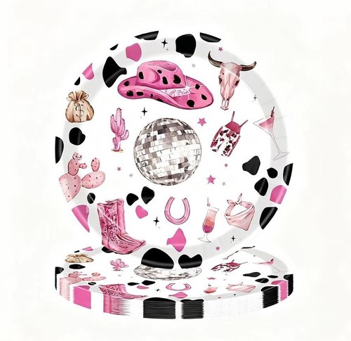 Cowgirl party plate - cowgirl,