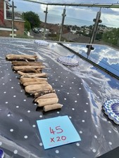 DRIFTWOOD X 20 BEACH THEME  CRAFT ART SUMMER HOME SEA DEVON WEDDING DRIED MAKE 