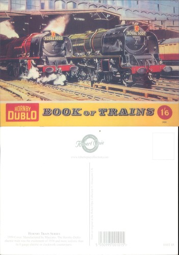 Postcard hornby dublo trains - postcard,