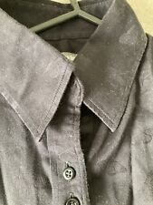 TM Lewin Women’s Smart Black Ladies Shirt UK 14 Long Sleeve Fitted Work Wear