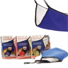 HANGING HAMMOCK - (35cm x 35cm) - Sharples Pet Hang Bed Cushion Ferret Rabbit