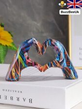 Abstract Heart Hands Sculpture