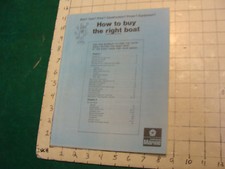 Vintage clean boat - clean, booklet