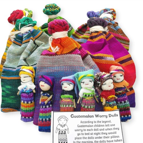 Guatemalan worry dolls genuine - dolls,