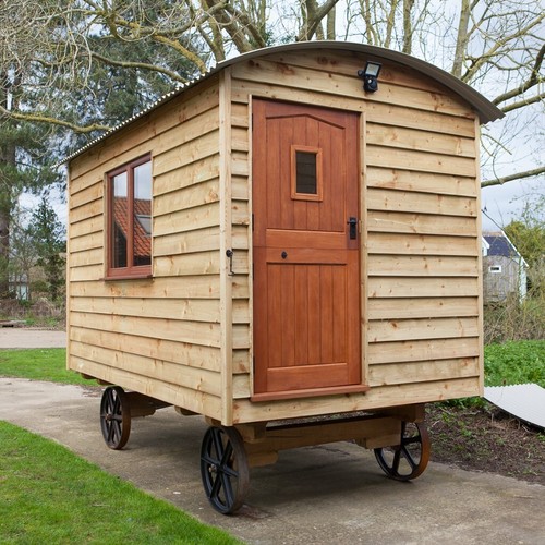 Shepherd hut with oak - hut, chassis