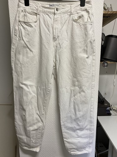 Ladies zara white jeans - zara,