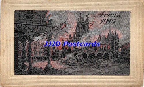 Woven silk postcard wwi - wwi,