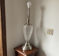 Vintage Table Lamp Crackled