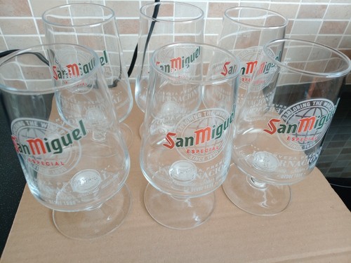 San miguel pint glasses - pint,