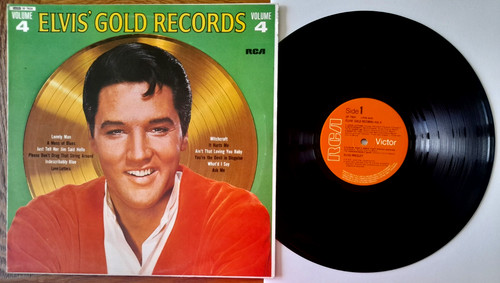 Elvis presley gold records - nm,