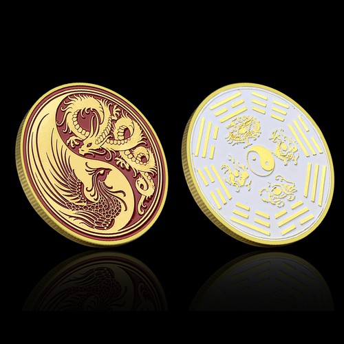 Chinese dragon and phoenix yin - chinese,