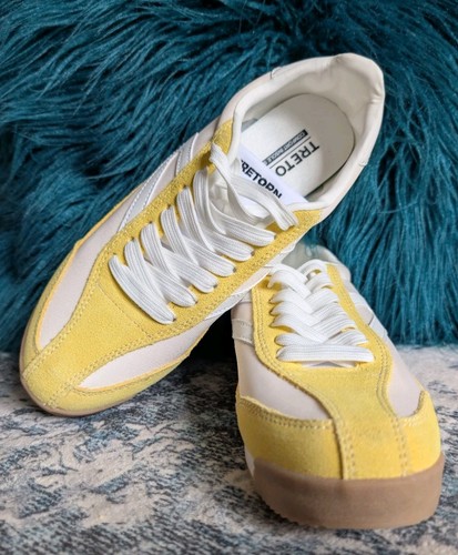 Tretorn butter yellow - butter, leather