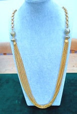 Gold tone necklace - necklace, chain