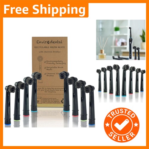 Recyclable black toothbrush - recyclable,