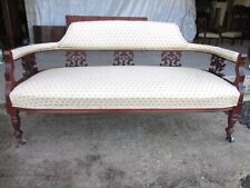 edwardian mahogany upholstered