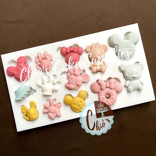 Mouse themed silicone mold - mouse,