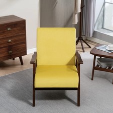 Modern Velvet Armchair Mid