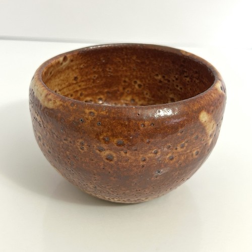 Shino glaze chawan bowl - glaze,