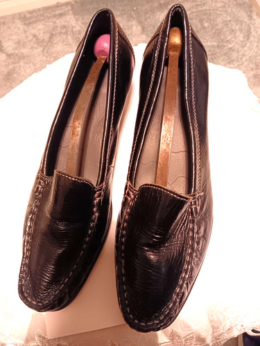 Ladies black footglove - black, m&s