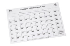 Bonus ball card lottery - -,