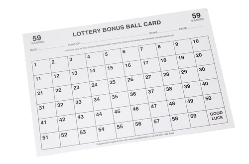 Bonus ball card lottery - 1, 59