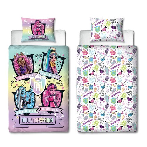 Monster high kids single duvet - kids,