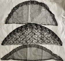 Antique black hand-made lace