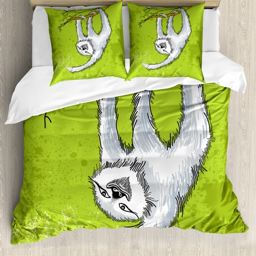 Sloth duvet cover - cover, animal