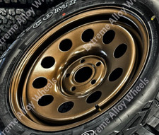 17" Bronze Steel Wheels Fits