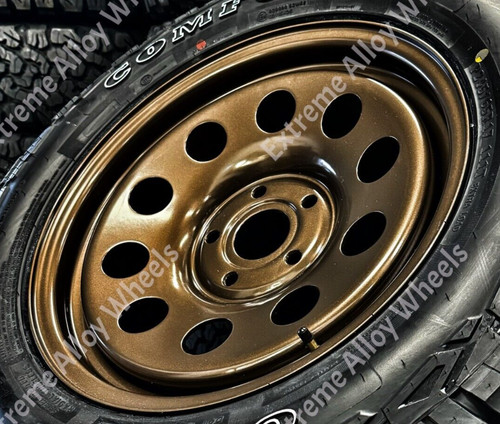 Bronze steel wheels fits - steel,