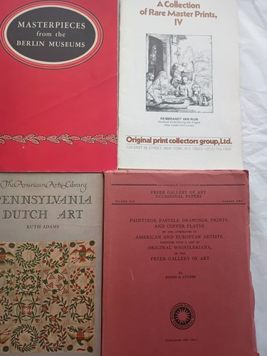 Art museum vintage catalogs - museum,
