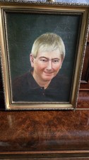 RARE OIL PAINTING OF JOEY DUNLOP ON CANVAS