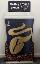 Tchibo Pavement Sign Only (No Base) Freshly Ground Coffee To Go Point Of Sale