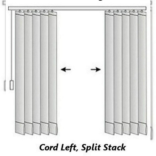 Vertical blind headrail track - vertical,