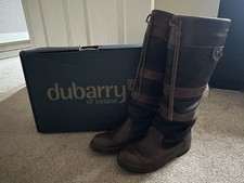 Dubarry Galway Gore-tex Waterproof Black/Brown Country Equestrian Boots Size 5