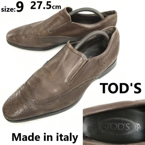 Tod slip wingtip loafers - tod's,