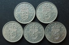 1950 Coins One 1 Shilling