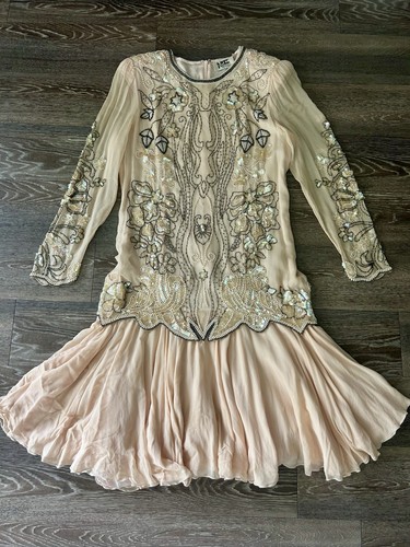 Vtg 80s della roufogali silk - della,