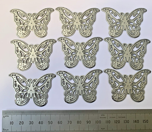 Stunning butterfly metal - x,