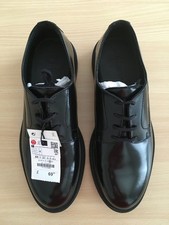 ZARA MENS BLACK DRESS SHOES